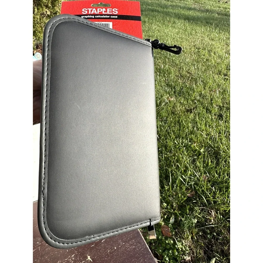 Staples Graphing Calculator Case Holds (Holds All Major Brands)Note Pad Included